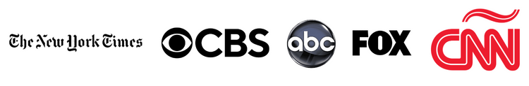 As seen on The New York Times, CBS, ABC, FOX and CNN